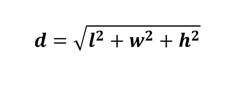 rectangular prism diagonal