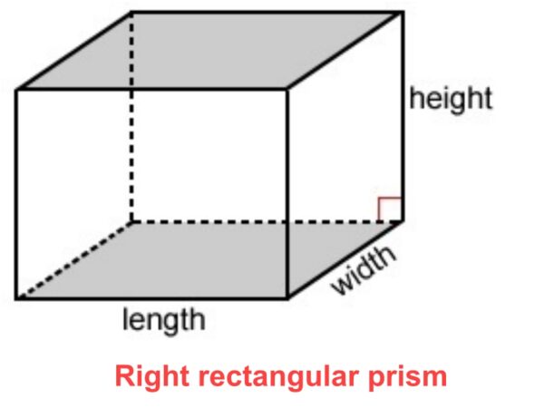 Right retangular prism