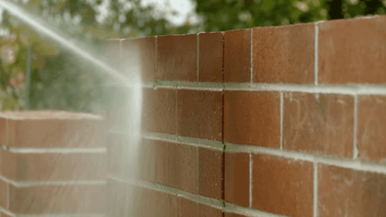 clean mortar off bricks