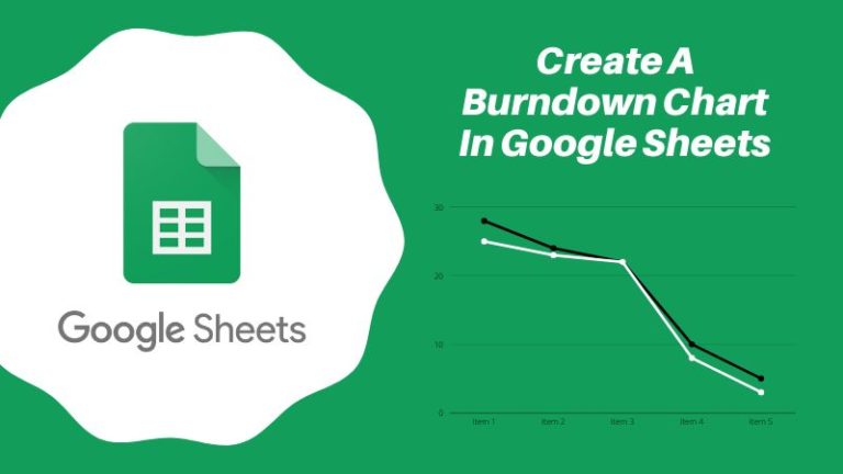 How To Create A Burndown Chart In Google Sheets In 4 Easy Steps