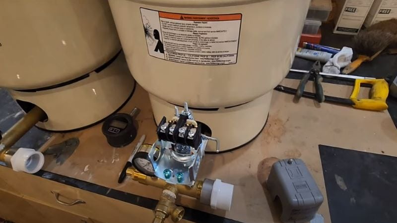 How to reset well pump pressure switch without lever