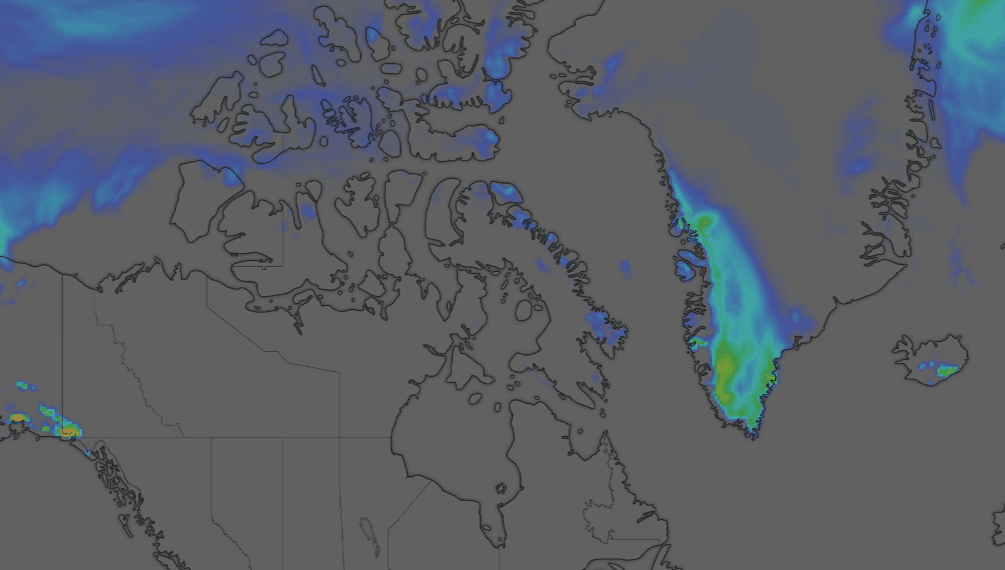 Live snow map