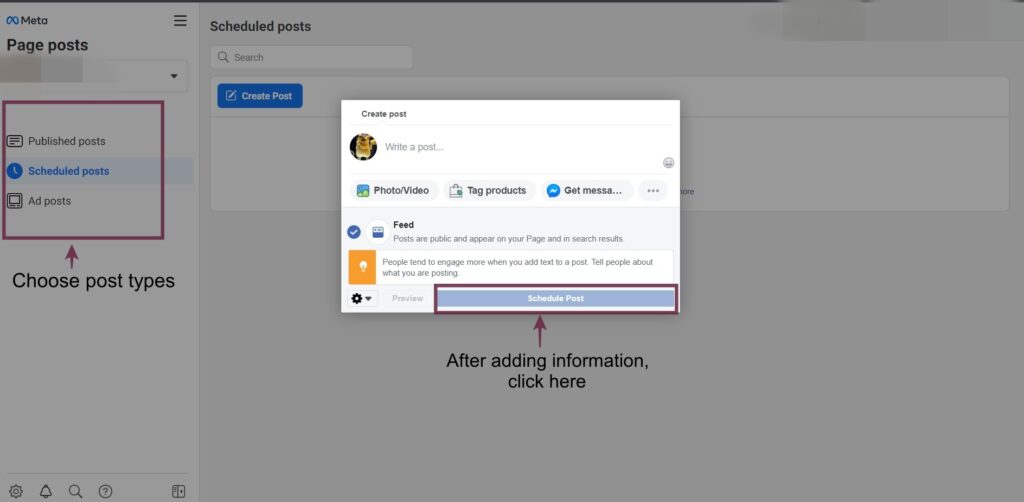 Publish posts