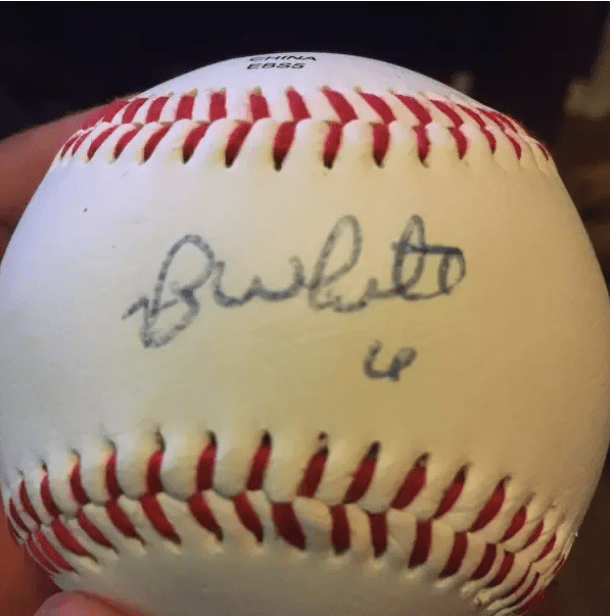 Identifying the autographs on baseballs