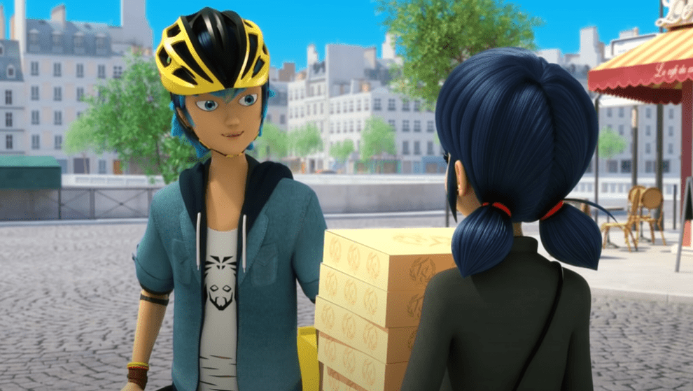 Marinette doesn't know Luka knows her identity