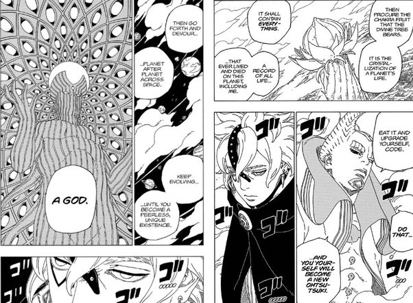 Otsutsuki god revealed in manga