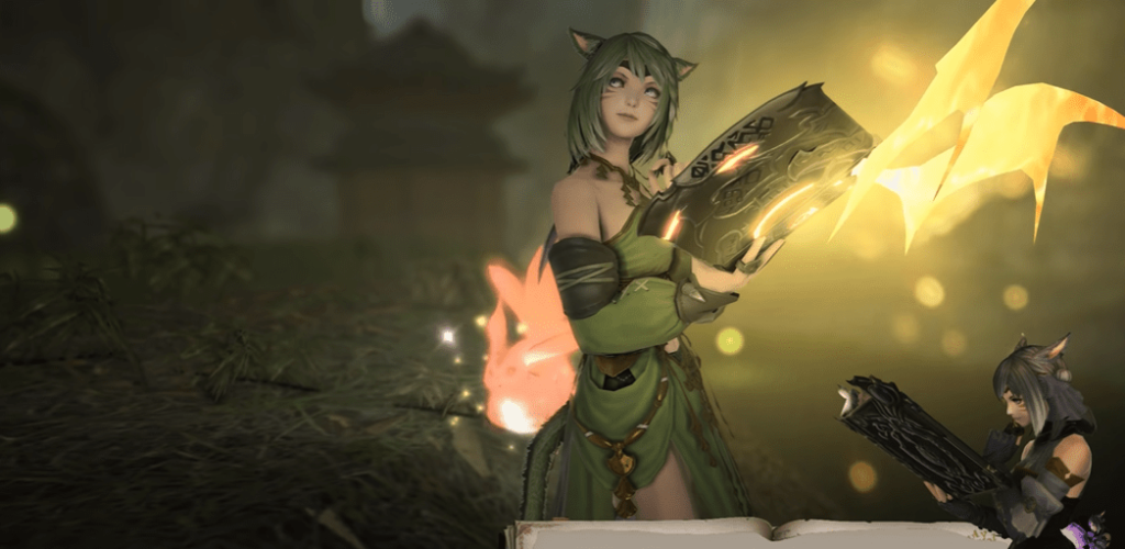 Summoner class in FF XIV has a bright design