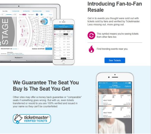 Ticketmaster Fan-to-Fan resale