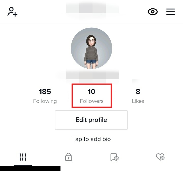 Track TikTok followers number