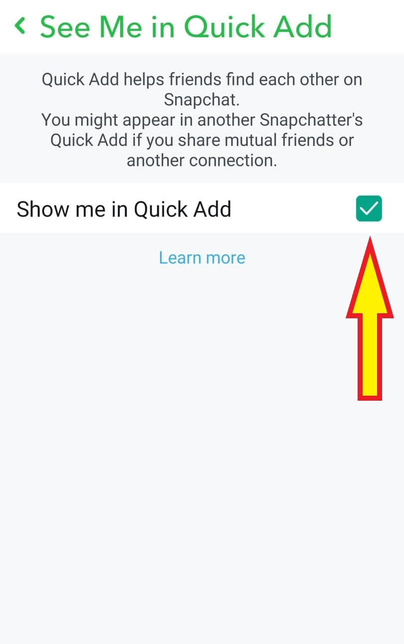Uncheck the box next to Show Me in Quick Add