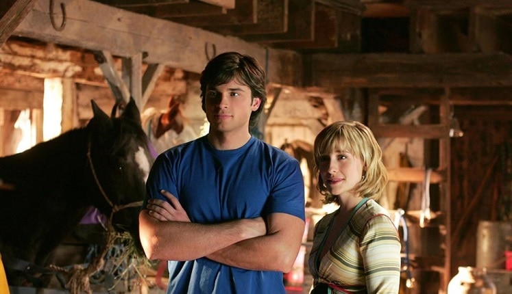 Chloe and Clark in Smallville