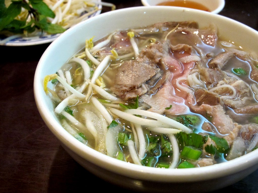 Eating pho helps subside diarrhea