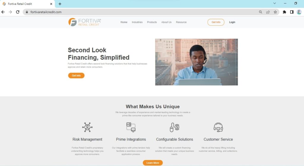 Fortiva Retail Credit Website 