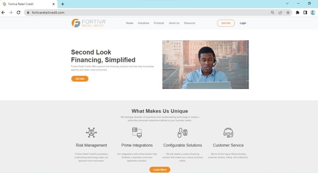 Fortiva Retail Credit Website