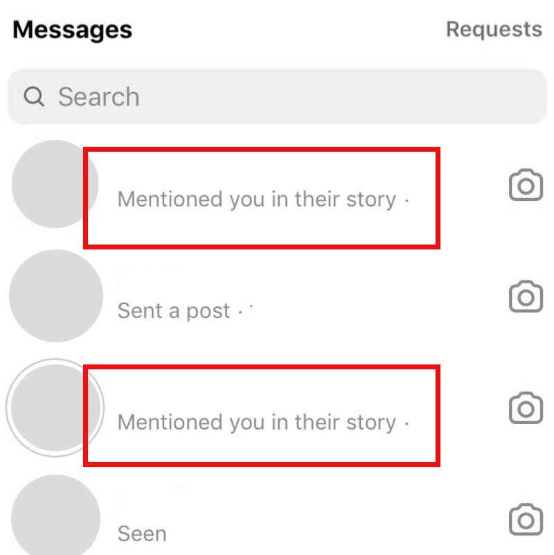 How can I find out if someone has tagged me in their story?