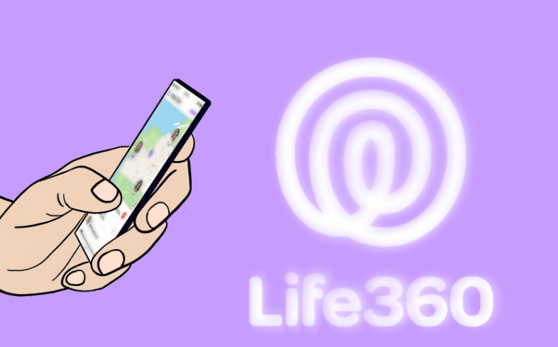 people hold a phone which opens life360 app