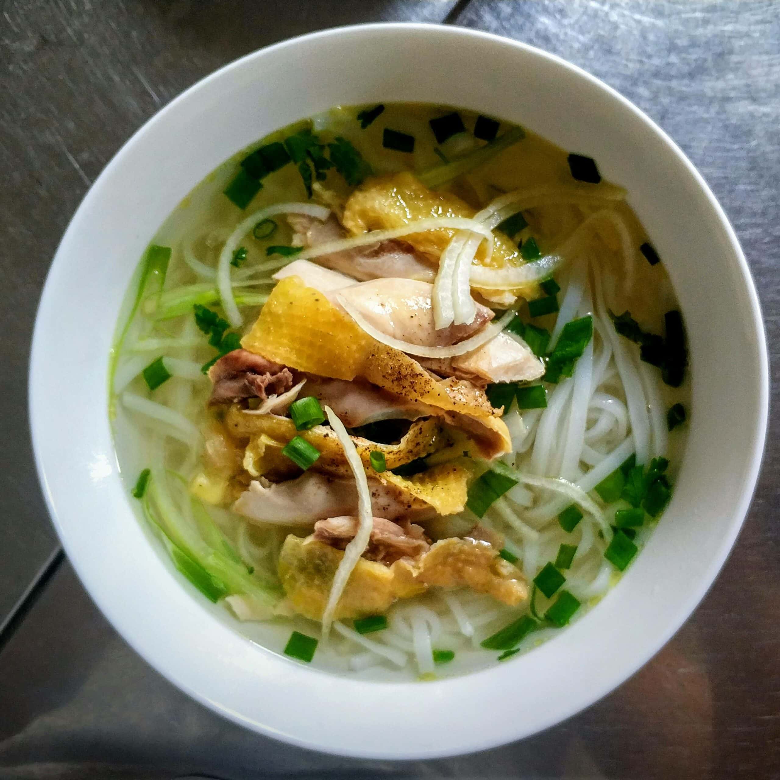 Pho can be made with chicken meat as well