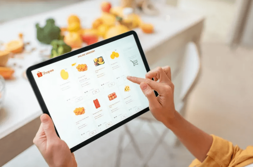 iPad, shopping. online, ingredients