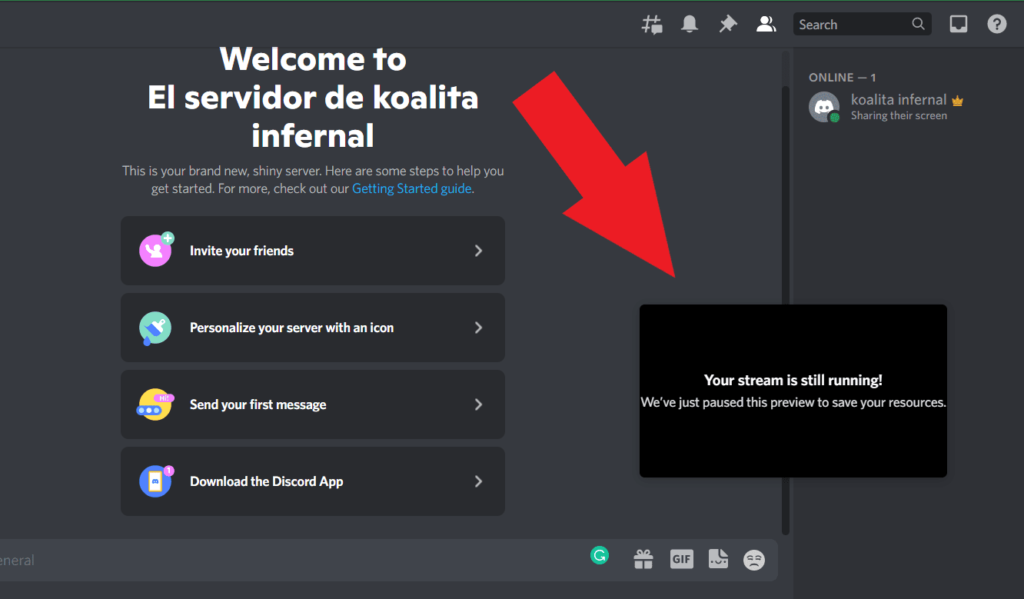 We've just paused this preview to save your resources Discord