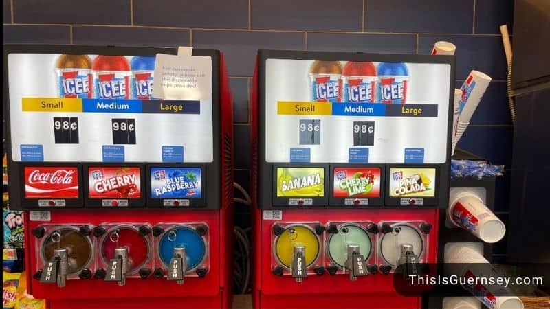 Icee machines at Crowley's Walmart gas station