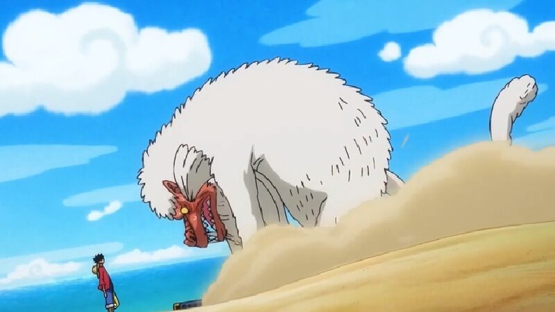 luffy after use haki
