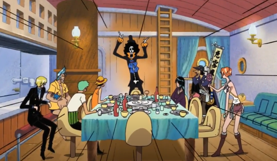 The crew realizes that Brook doesn't have a shadow