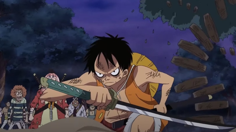 One Piece: Thriller Bark (326-384) (English Dub) The Secret Plan to Turn  the Tables! Nightmare Luffy Makes His Appearance! - Watch on Crunchyroll