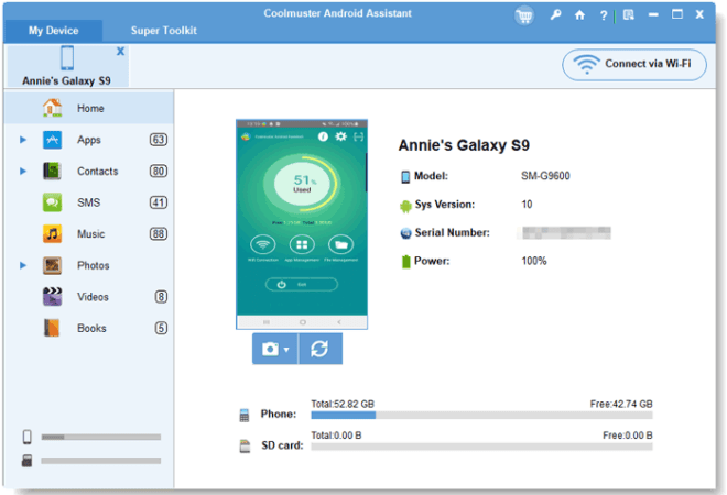 Connect your Android phone to the computer