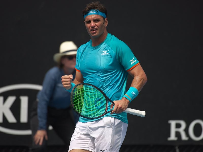 Malek Jaziri at the Australian Open