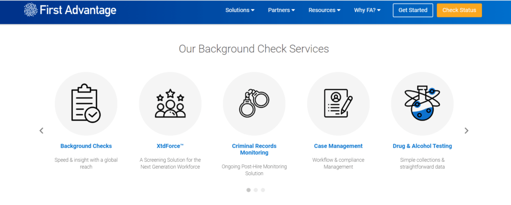 Meaning of "decisional" on a First Advantage's background check