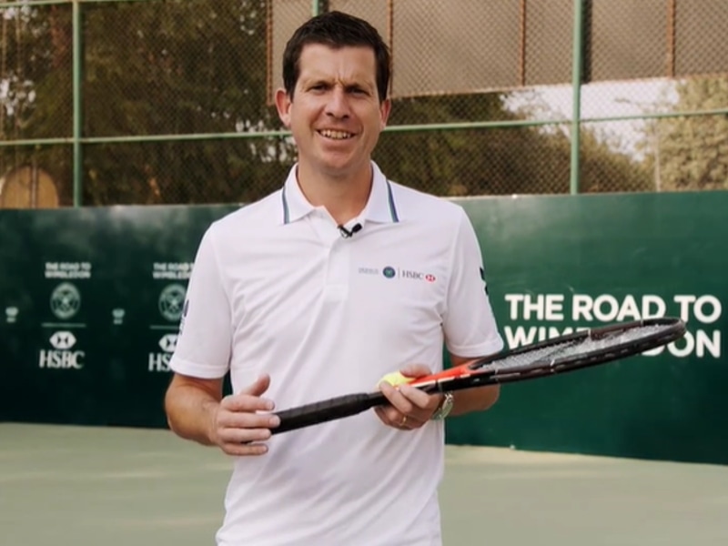 Tim Henman on Westcliff Hard