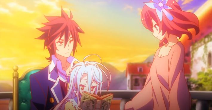 A beautiful scene from No game no life anime